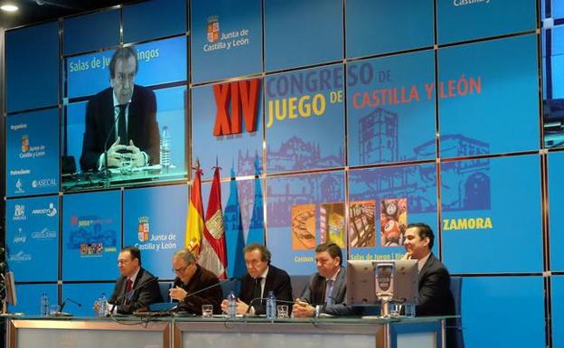 El vicepresidente de la Junta inaugura en Zamora el XIV Congreso de Juego de Castilla y León. /El Norte