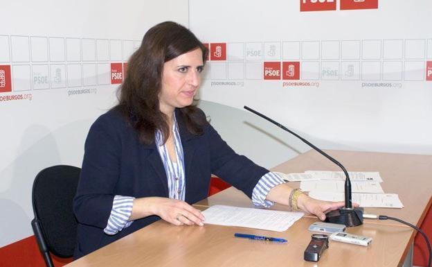 Esther Peña, diputada socialista y secretaria general del PSOE Burgos/IAC