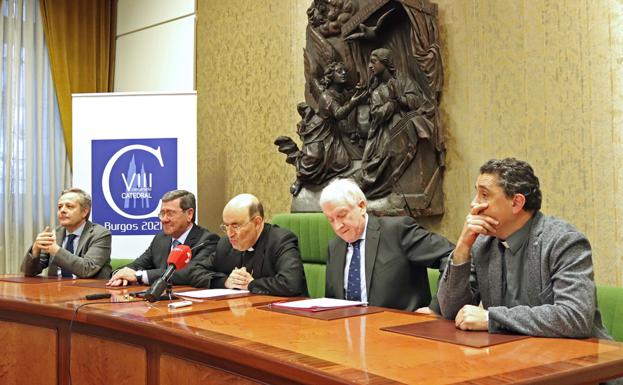 Rueda de prensa con motivo de la reunión del Patronato de la Fundación Burgos 2021/PCR