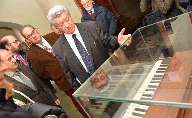 Baciero ha inaugurado la muestra./GIT