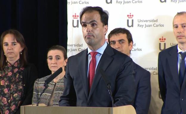 Javier Ramos, rector de la Universidad Rey Juan Carlos./EP