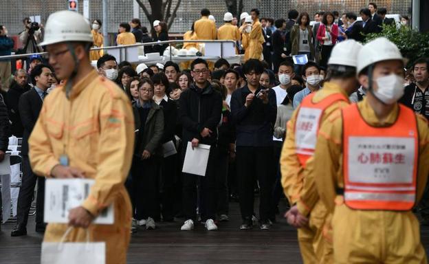 Simulacro de emergencia en Japón. /TOSHIFUMI KITAMURA (AFP)