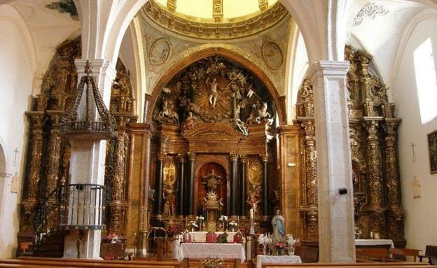 Imagen de archivo del interior de la iglesia de Sotillo de la Ribera/Ayuntamiento de Sotillo de la Ribera
